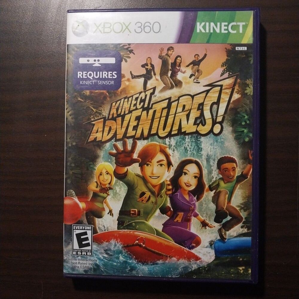 Kinect Adventures XBOX 360 Video Game Complete with Manual and Case